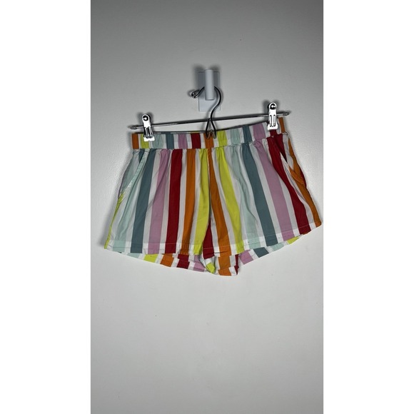 LAKE x Atlantic Pacific Rainbow Stripe Cotton Pajama Top & Short Set Size XXS - Picture 5 of 9